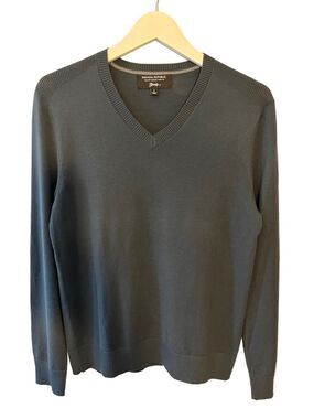 Banana Republic blue 100% fine merino Italian wool sweater in blue - S